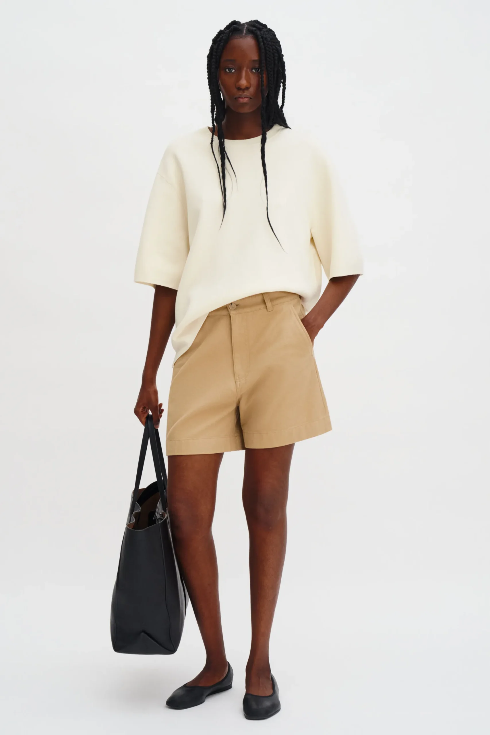 Baggy Cotton Shorts