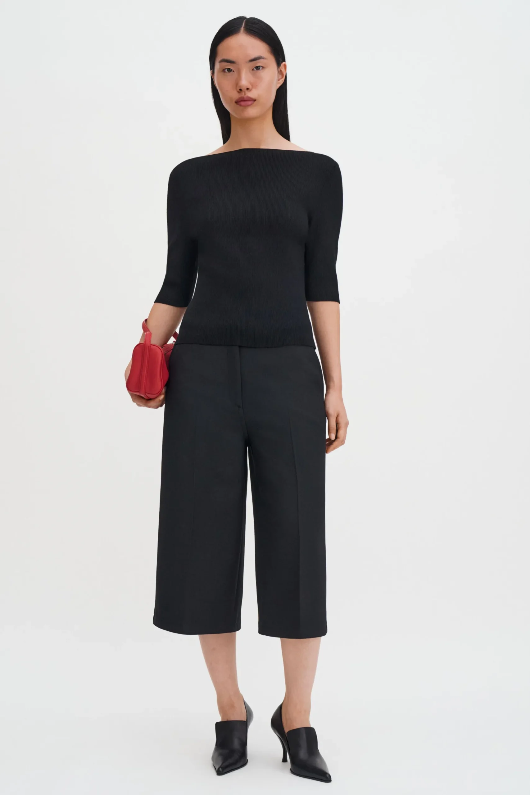 Boatneck Rib Top