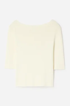 Boatneck Rib Top