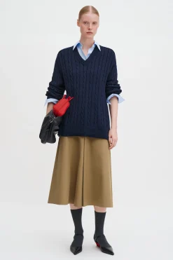 Box Pleat Skirt