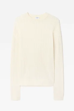 Braided Cotton Silk Sweater