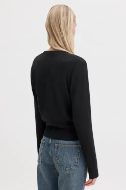 Cashmere Crewneck Cardigan