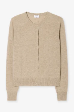 Cashmere Crewneck Cardigan