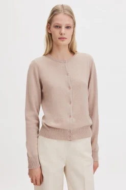 Cashmere Crewneck Cardigan