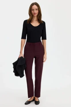 Cotton Stretch Scoop Neck Top