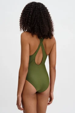 Cross-Back Swimsuit