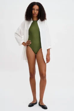 Cross-Back Swimsuit