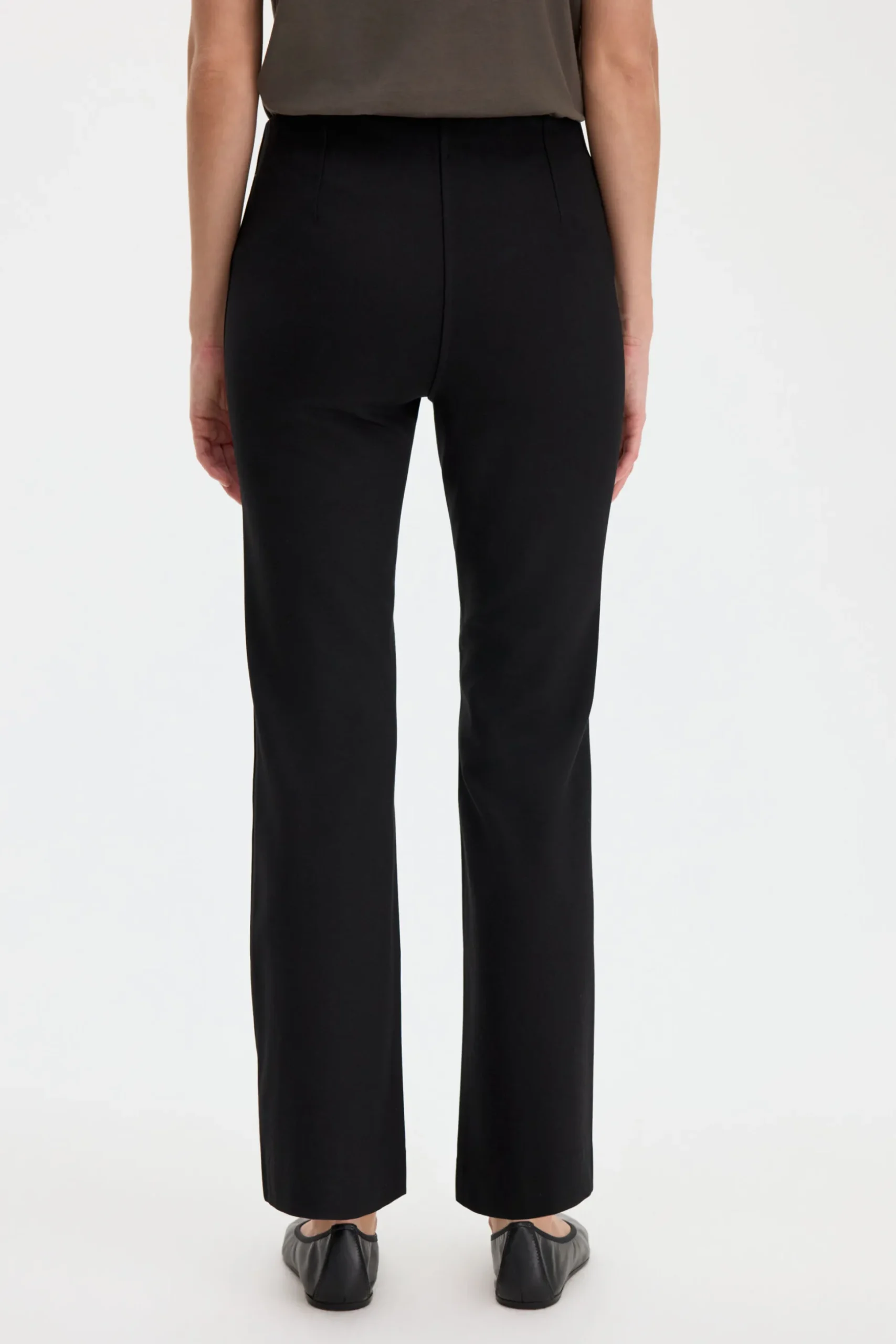 Flared Jersey Trousers