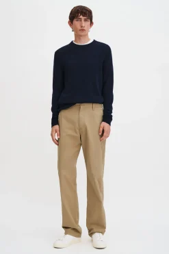 Flynn Washed Cotton Trousers