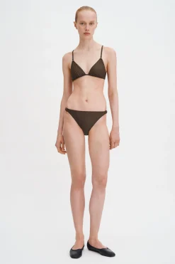 Gathered Back Bikini Top
