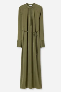 Gathered Raglan Dress