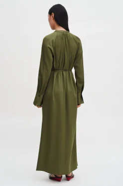 Gathered Raglan Dress