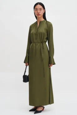 Gathered Raglan Dress