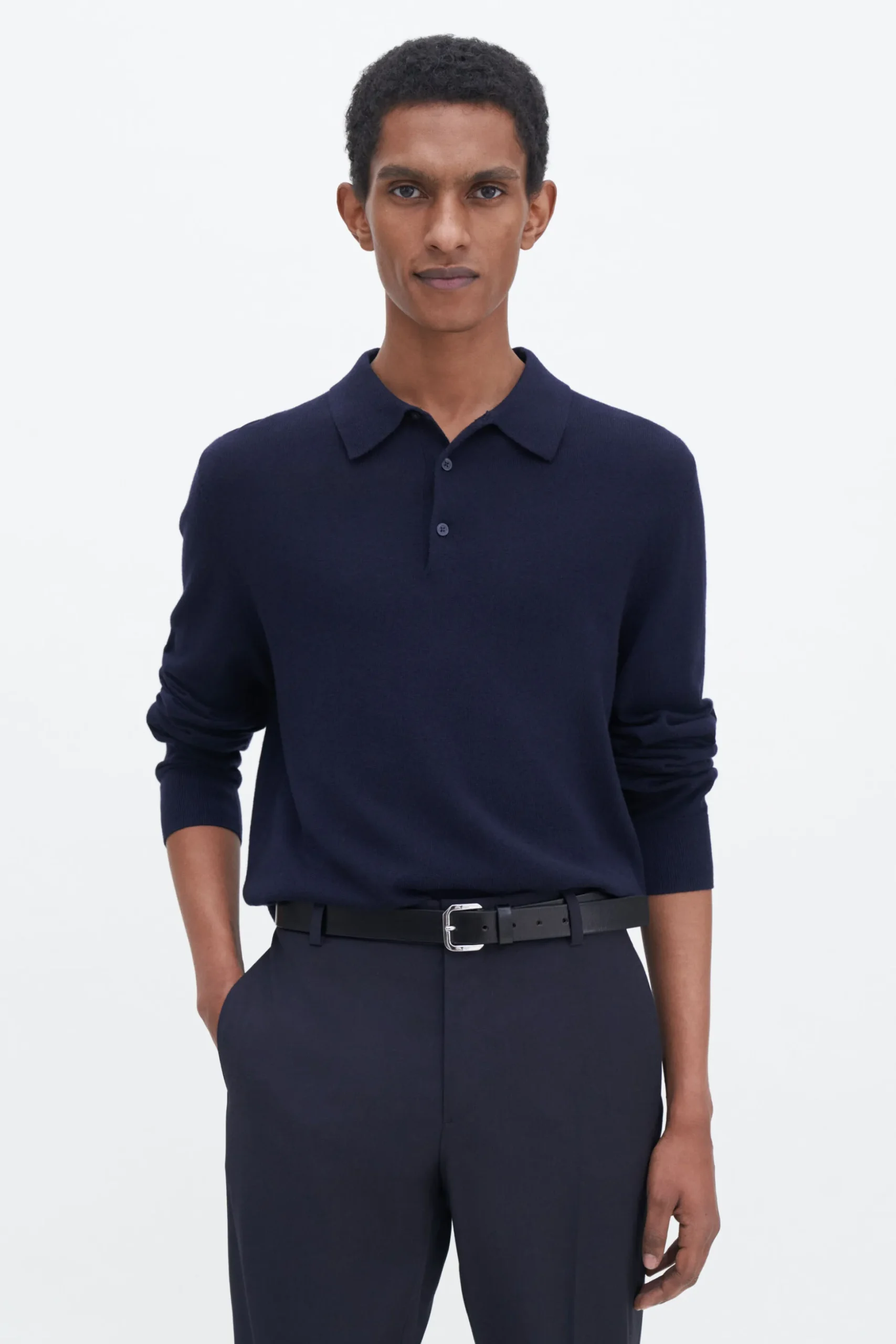 Knitted Polo Shirt
