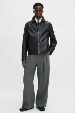 Leather Coach Jacket