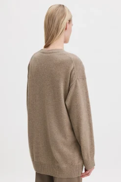 Long V-Neck Cashmere Sweater