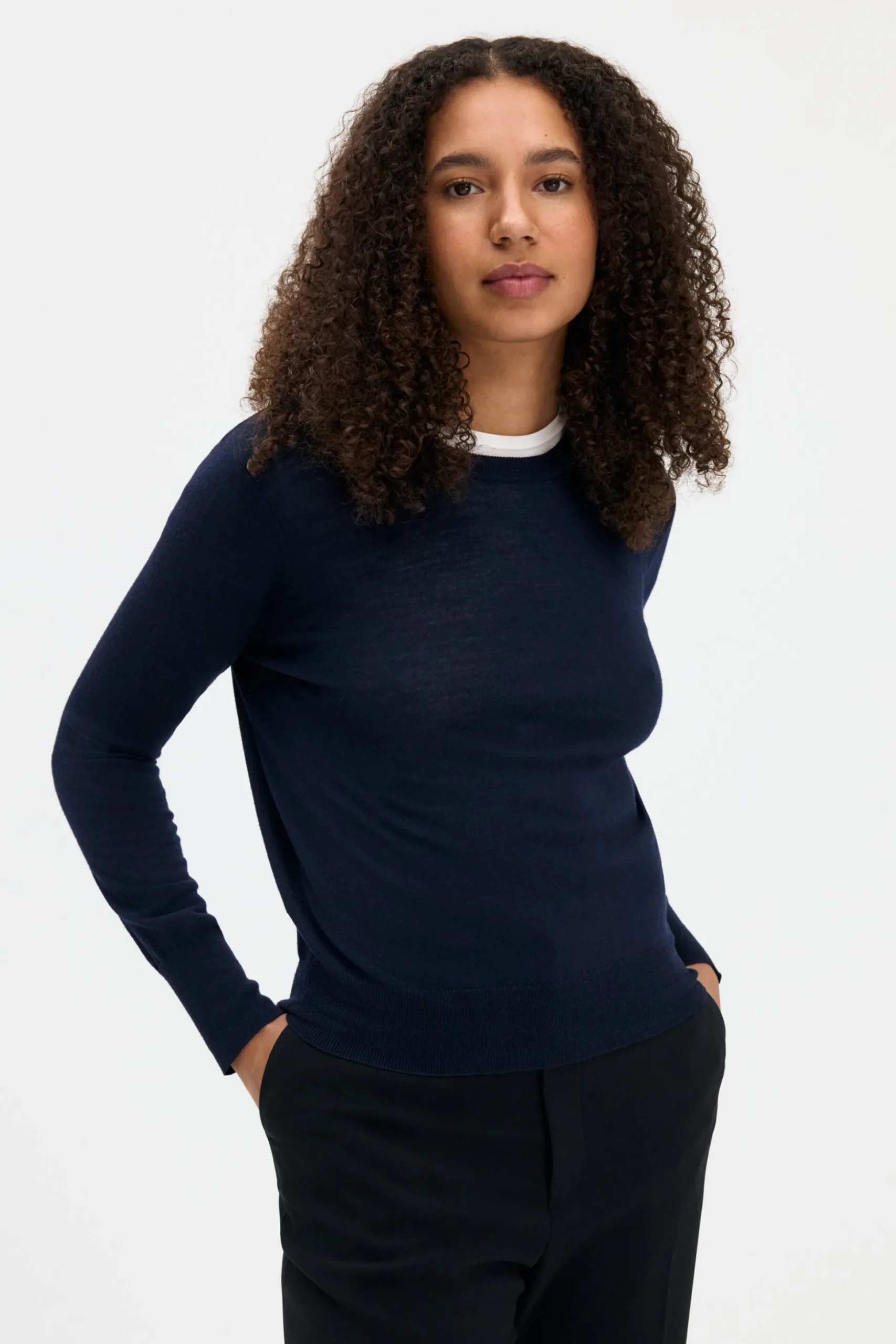 Merino R-neck Sweater