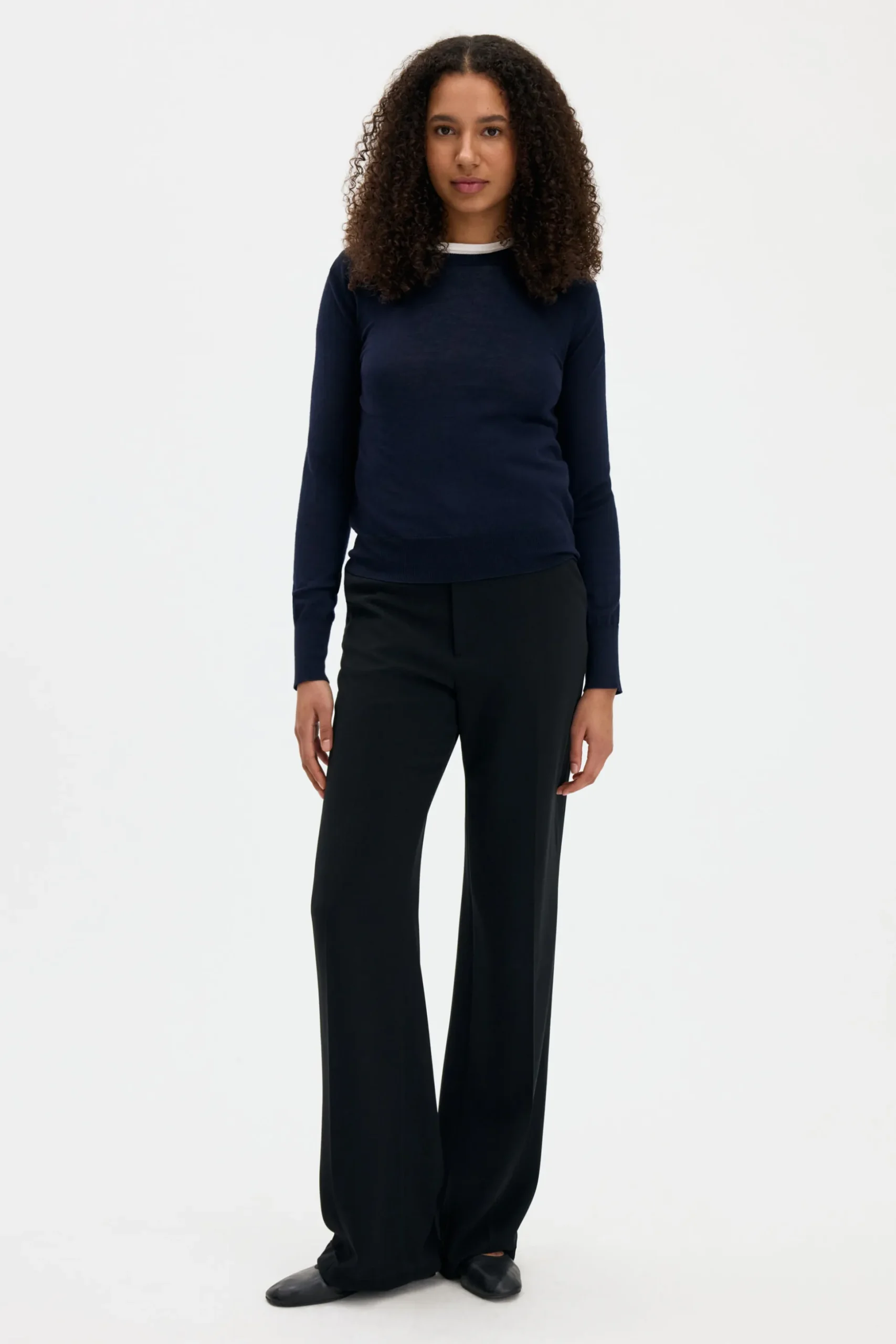 Merino R-neck Sweater