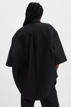 Oversized Short Sleeve Shirt