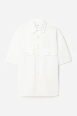 Oversized Washed Cotton Shirt