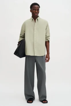 Relaxed Cotton Linen Shirt