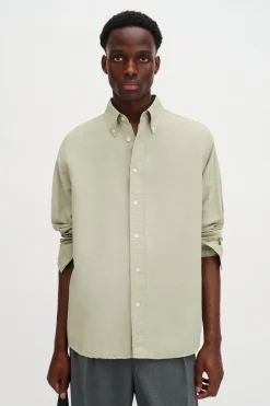 Relaxed Cotton Linen Shirt