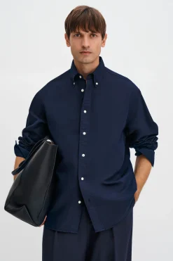 Relaxed Cotton Linen Shirt