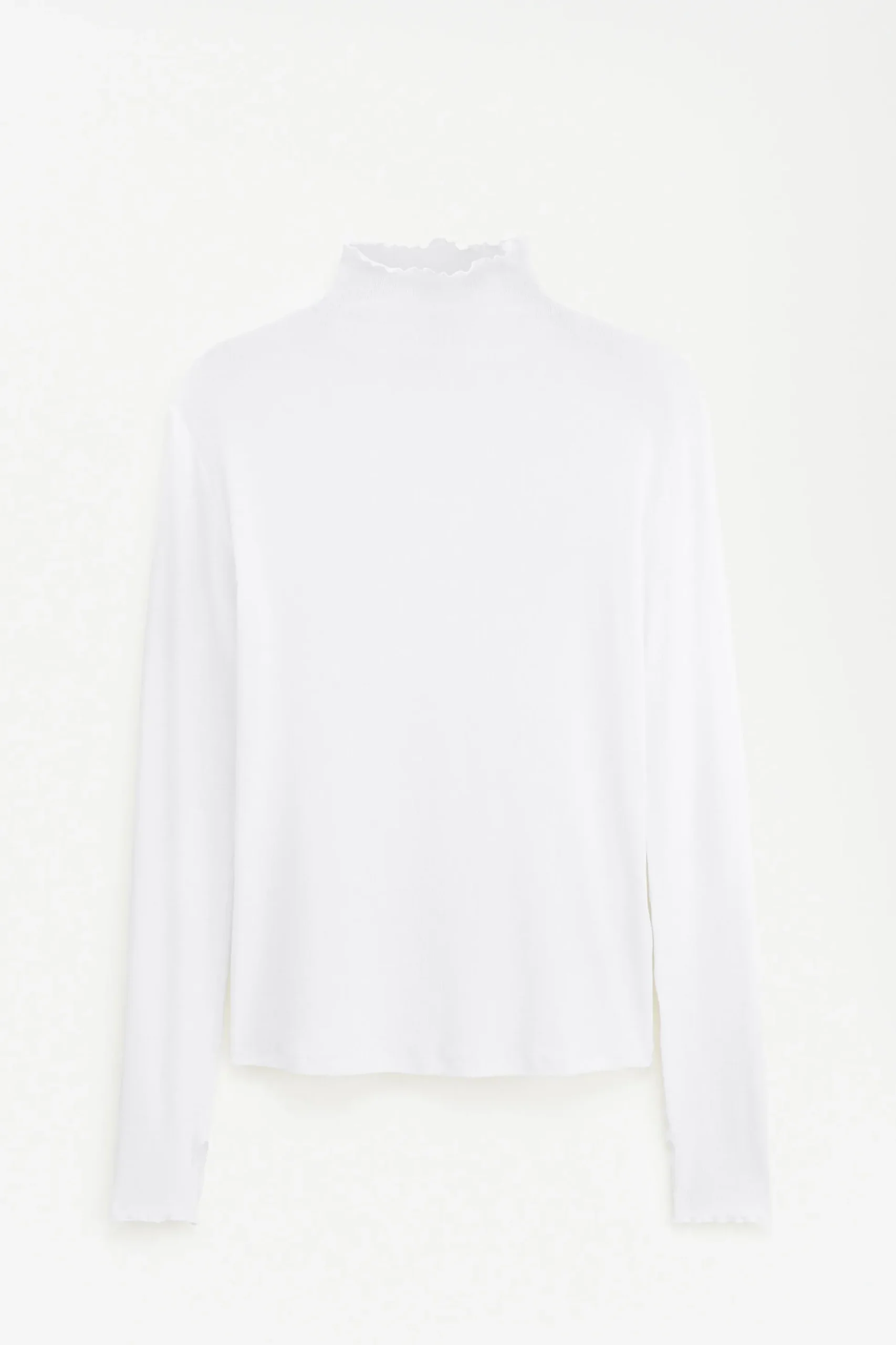 Rib Mock Neck Top