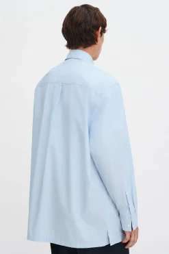 Rolled Sleeve Cotton Shirt