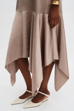 Scarf Hem Dress