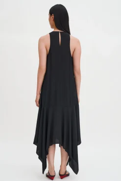 Scarf Hem Dress