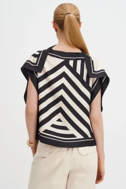 Silk Scarf Top