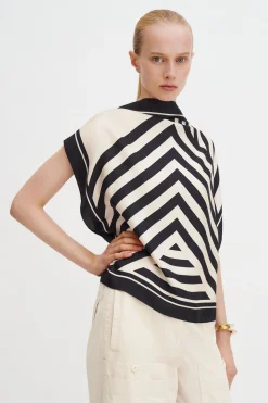 Silk Scarf Top