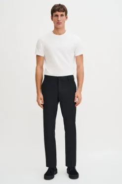 Slim Tapered Wool Trousers