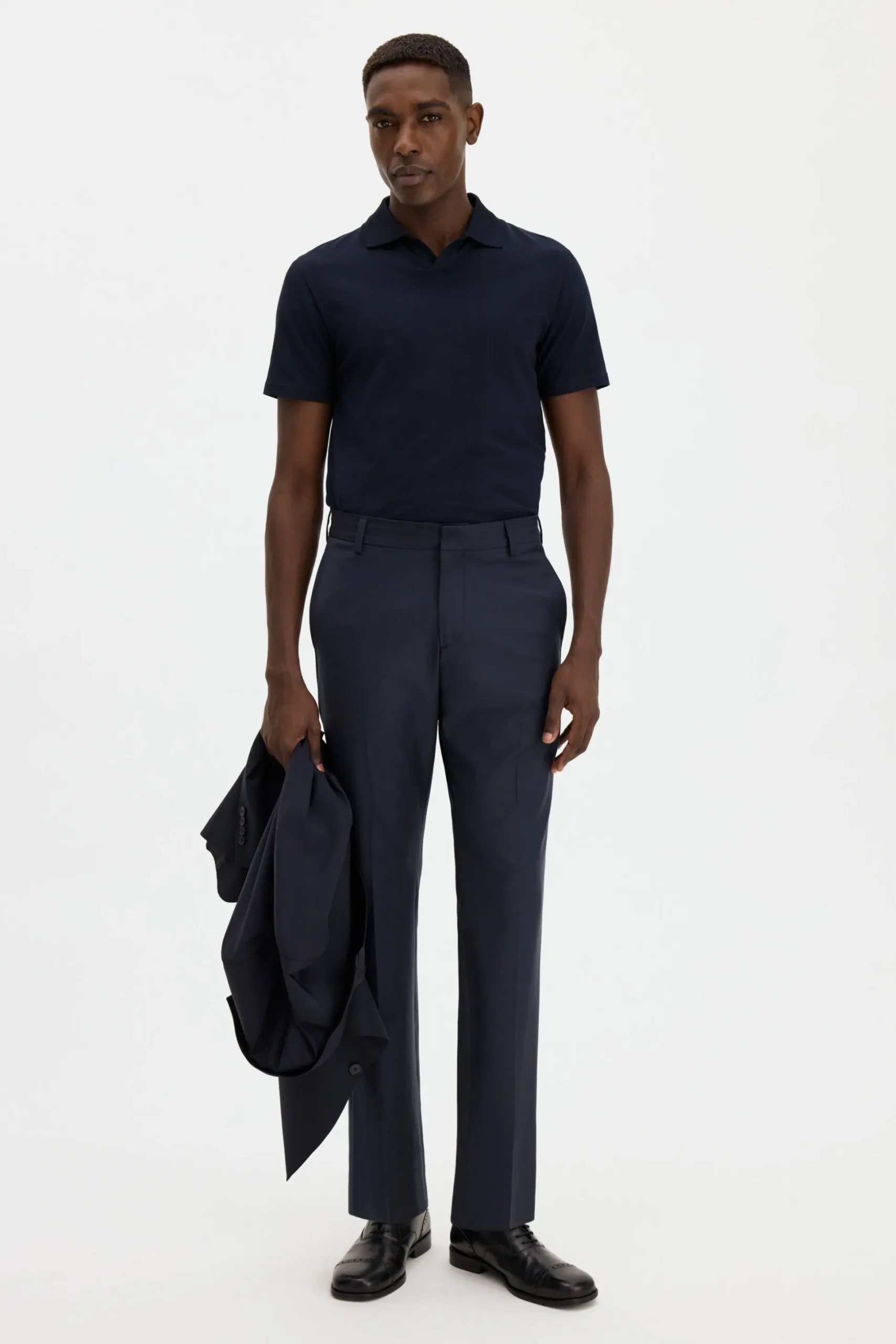 Slim Tapered Wool Trousers