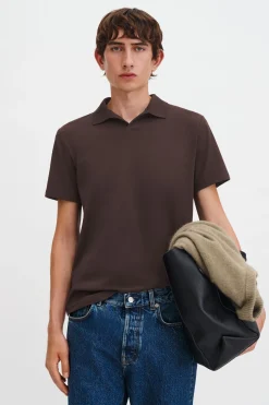 Stretch Cotton Polo T-Shirt