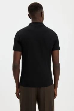 Stretch Cotton Polo T-Shirt