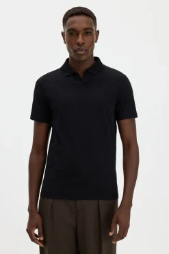 Stretch Cotton Polo T-Shirt