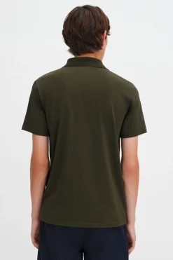 Stretch Cotton Polo T-Shirt