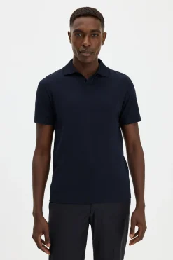 Stretch Cotton Polo T-Shirt