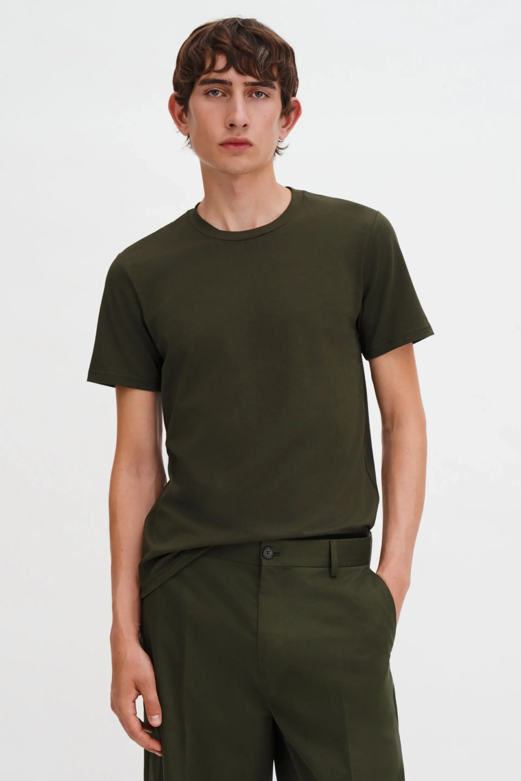 Stretch Cotton Tee