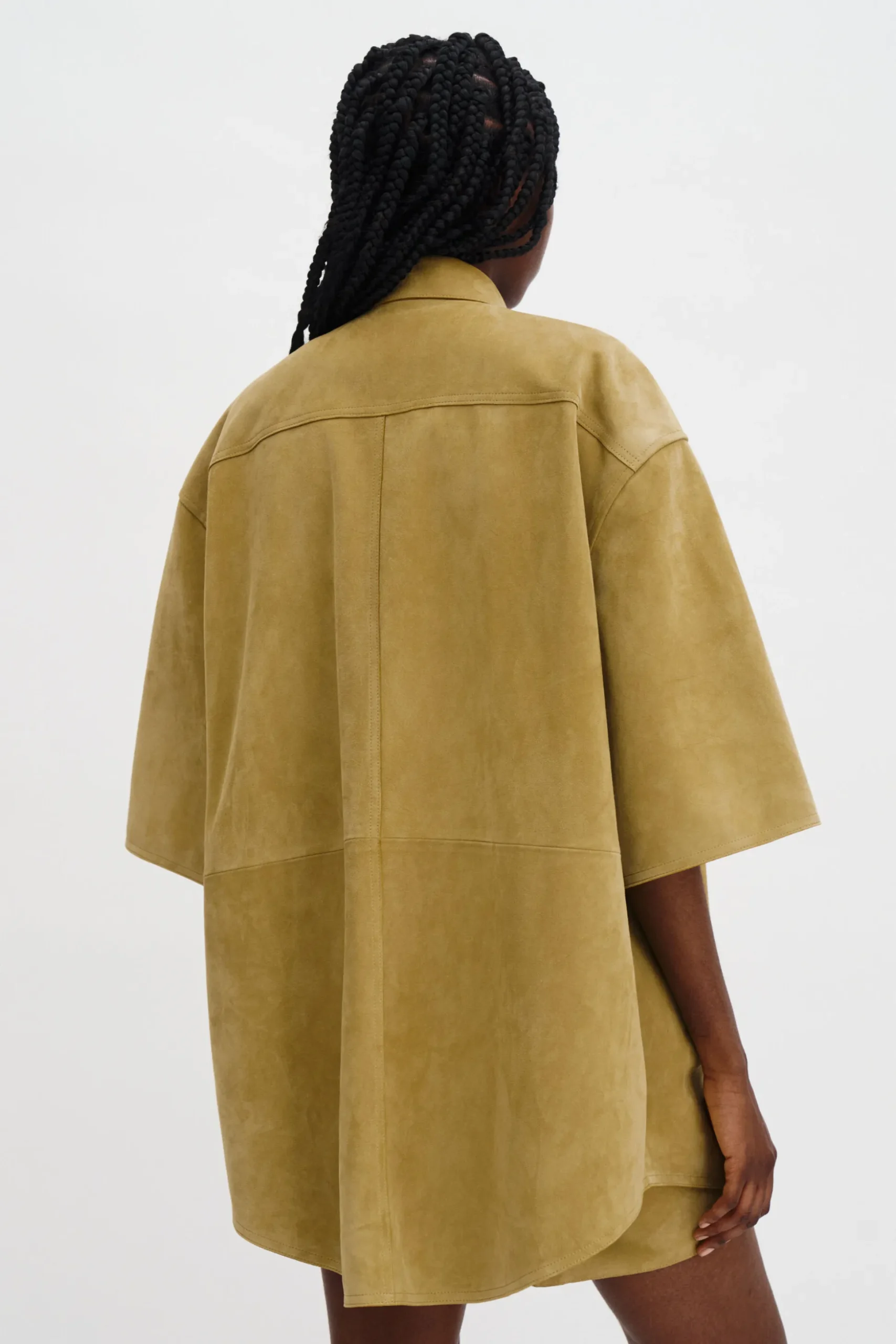 Suede Shirt Jacket