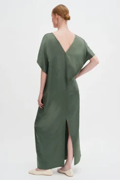 V-Neck Crinkle Kaftan