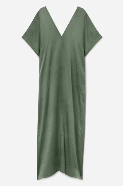 V-Neck Crinkle Kaftan
