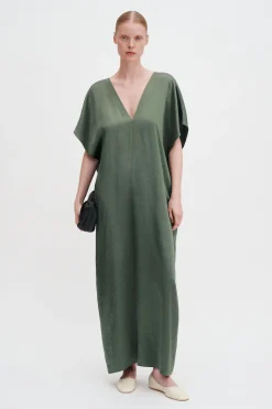 V-Neck Crinkle Kaftan