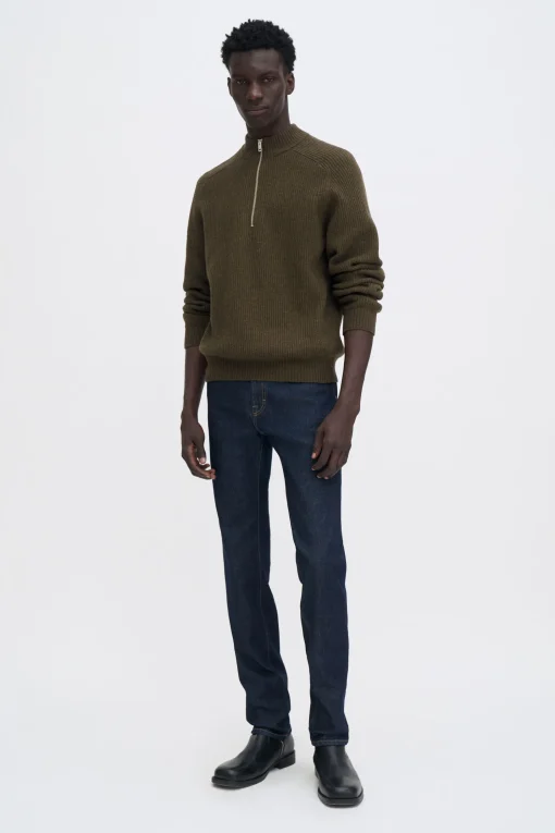 Wool Half Zip Sweater