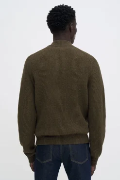 Wool Half Zip Sweater