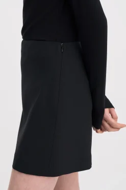 Wool Mini Skirt