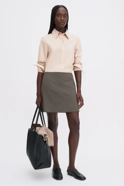 Wool Mini Skirt
