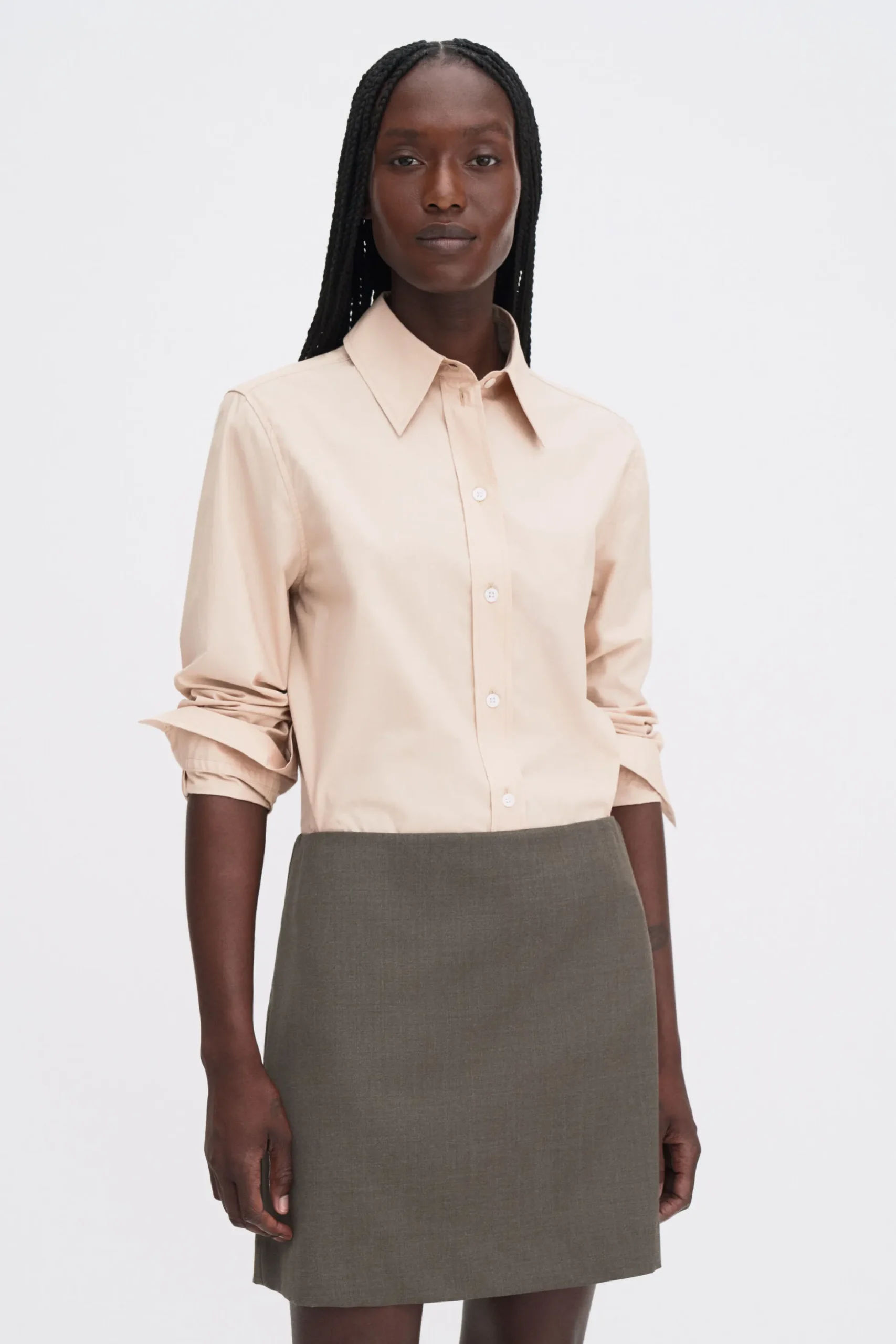 Wool Mini Skirt